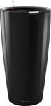 Lechuza&reg; Pflanzgef&auml;&szlig; Rondo Premium &Oslash; 40 cm x 75 cm Schwarz hochglanz