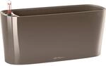 Lechuza&reg; Pflanzgef&auml;&szlig; Delta 20 Taupe hochglanz 40 cm x 15 cm