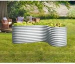Erweiterung Curve f&uuml;r Hochbeet Basic Alu-Blank