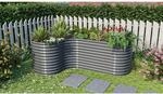 Erweiterung Curve f&uuml;r Hochbeet Basic Dunkelgrau