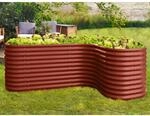 Erweiterung Curve f&uuml;r Hochbeet Basic Ziegelrot