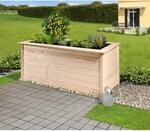 Weka Hochbeet Herba 205 cm x 80 cm x 81 cm Naturbelassen