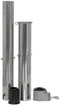 Bodenh&uuml;lse Delschen Ersatzteile Silber L 53 cm