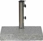 Siena Garden Balkon Granitst&auml;nder 25 kg 45 cm x 28 cm x 7,5 cm Grau