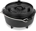 Petromax Dutch Oven FT3 Schwarz mit planem Boden 1,6,