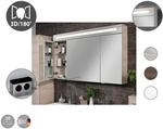 Fackelmann Spiegelschrank B.Clever Alaska Esche 60 cm mit Softclose T&uuml;ren
