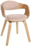 CLP Besucherstuhl Stoff Natura/Creme