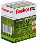 Fischer Universald&uuml;bel UX 10 x 60 R Green (mit Rand) (20 ST)