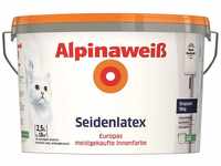 Alpinaweiß Seidenlatex 2,5 Liter seidenglänzend