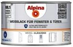 Alpina Wei&szlig;lack f&uuml;r Fenster & T&uuml;ren gl&auml;nzend 300 ml