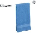Wenko Badetuchhalter Basic Edelstahl gl&auml;nzend rostfrei 60 cm