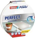 Tesa Extra Power Perfect Gewebeband Wei&szlig; 25 m x 19 mm