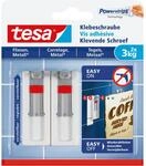 Tesa Klebeschraube f&uuml;r Fliesen und Metall verstellbar (max. 3 kg)
