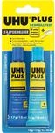 Uhu Plus Schnellfest 2-K-Epoxidkleber Transparent 18 g + 17 g