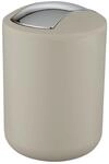 Wenko Schwingdeckeleimer Brasil 2, Taupe