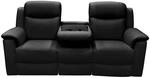 Vente-unique Relaxsofa Evasion Schwarz 205 cm