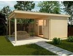Weka Holz-Gartenhaus Flachdach Unbehandelt 500 cm x -- cm