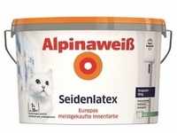 Alpinaweiß Seidenlatex Innenfarbe 5 Liter