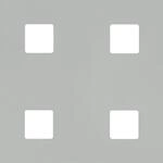 Lochblech eloxiert Lochung quadratisch 300 mm x 1000 mm x 0,8 mm