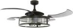 BEACON Deckenventilator Fanaway Classic Schwarz 122 cm mit Beleuchtung und