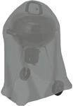 tepro Universal Abdeckhaube f&uuml;r Kugelgrill gro&szlig; &Oslash; ca. 73 cm x 90 cm Anthrazit