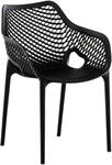 CLP Stapelbarer Stuhl Air XL Schwarz
