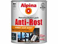 Alpina Metallschutz-Lack Anti-Rost Anthrazitgrau matt 750 ml