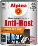 Alpina Metallschutz-Lack Anti-Rost Anthrazitgrau matt 750 ml