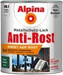 Alpina Metallschutz-Lack Anti-Rost Dunkelgr&uuml;n gl&auml;nzend 750 ml