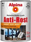 Alpina Metallschutz-Lack Anti-Rost Schwarz matt 2,5,
