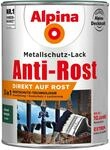 Alpina Metallschutz-Lack Anti-Rost Dunkelgr&uuml;n gl&auml;nzend 2,5 Liter