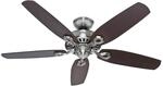 HUNTER FANS Deckenventilator mit Zugkette Builder Elite 132 cm Nickel Geb&uuml;rstet
