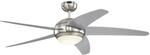 WESTINGHOUSE Westinghouse Deckenventilator Bendan Silber mit LED Beleuchtung und