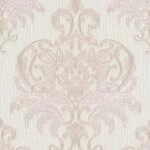 Bricoflor Ornament Tapete Silber Beige Barock Vliestapete Elegant Ideal f&uuml;r
