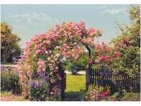 Komar Fototapete Rose Garden 368 cm x 254 cm FSC®