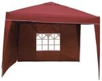 Lex Alu Pavillon Faltpavillon 3x3m Gartenpavillon Gartenzelt Partyzelt Wasserdicht