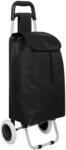 Tectake Einkaufstrolley Klappbar Abnehmbarer Bezug 20 x 35 x 50 cm Schwarz