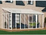 Palram - Canopia SanRemo 3 x 4.25 Wintergarten Wei&szlig;