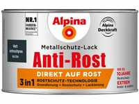 Alpina Metallschutz-Lack Anti-Rost Anthrazitgrau matt 300 ml
