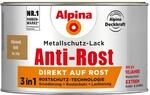 Alpina Metallschutz-Lack Anti-Rost Gold gl&auml;nzend 300 ml