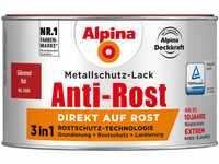 Alpina Metallschutz-Lack Anti-Rost Rot glänzend 300 ml