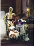 Disney Fototapete Star Wars Droiden Grau und Braun 184 x 254 cm 612287