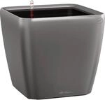 Lechuza&reg; Pflanzgef&auml;&szlig; Quadro Premium LS 43 cm x 43 cm x 40 cm Anthrazit metallic