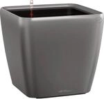 Lechuza&reg; Pflanzgef&auml;&szlig; Quadro Premium LS 50 cm x 50 cm x 47 cm Anthrazit metallic