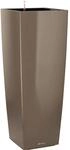 Lechuza&reg; Pflanzgef&auml;&szlig; Cubico Alto Premium 40 cm x 40 cm Taupe hochglanz