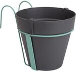 Elho Blumentopf Loft urban potholder &Oslash; 19 cm anthrazit