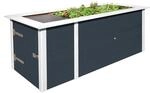 Weka Hochbeet mit Schrank Anthrazit