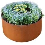 Bellissa Metall-Hochbeet Corten Rund &Oslash; 110 cm x 50 cm