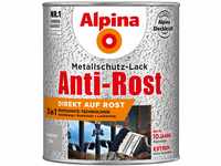 Alpina Metallschutz-Lack Anti-Rost Silber Eisenglimmer 750 ml