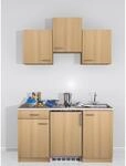 Flex-Well Classic K&uuml;chenzeile Nano 150 cm Buche Nachbildung